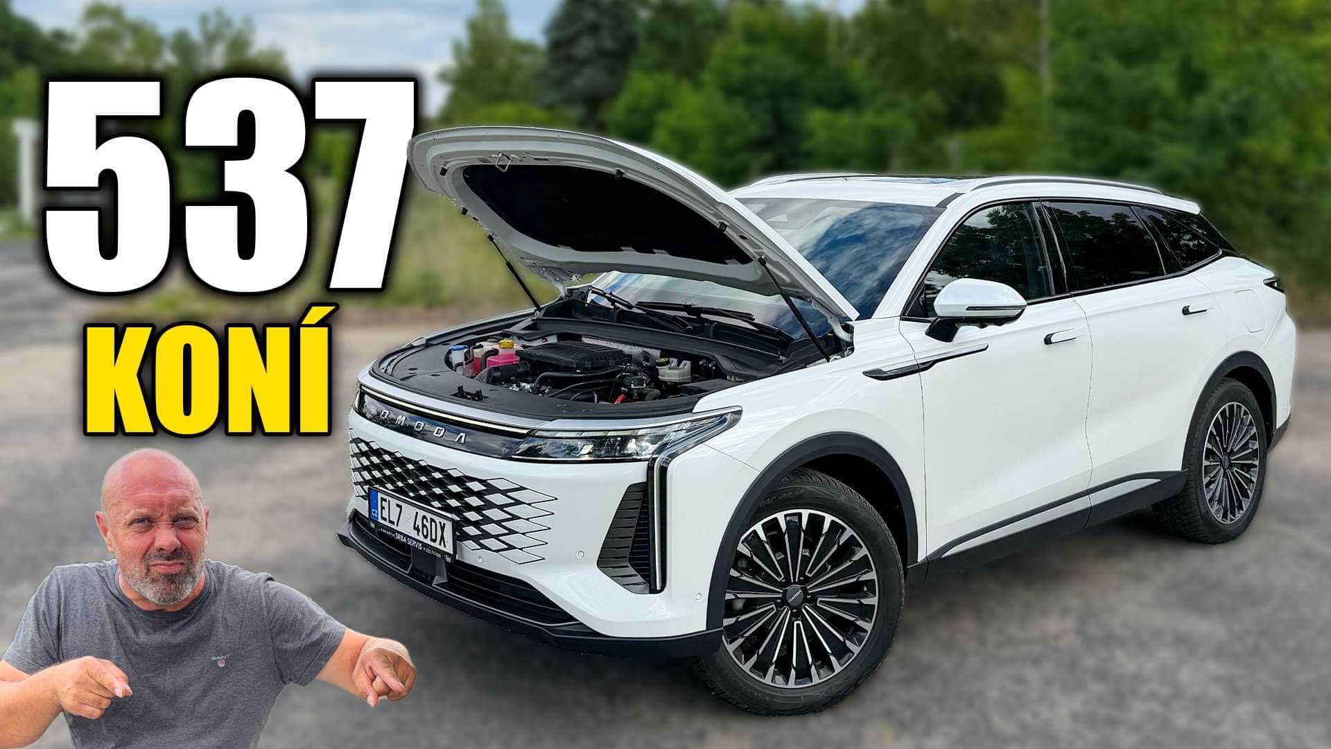 537 Koní, Zrychlení za 4,9 s a Dojezd 1 100 km | Omoda 9